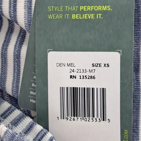 Lysse Mulholland Blue and White Striped Tank Dress Size XS NWT - Picture 10 of 12